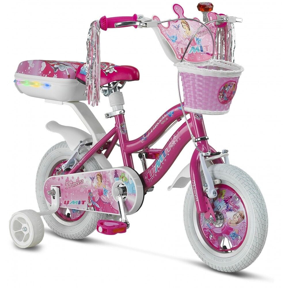 ÜMİT PRENSES 12 JANT ÇOCUK BİSİKLETİ-PEMBE (1208)