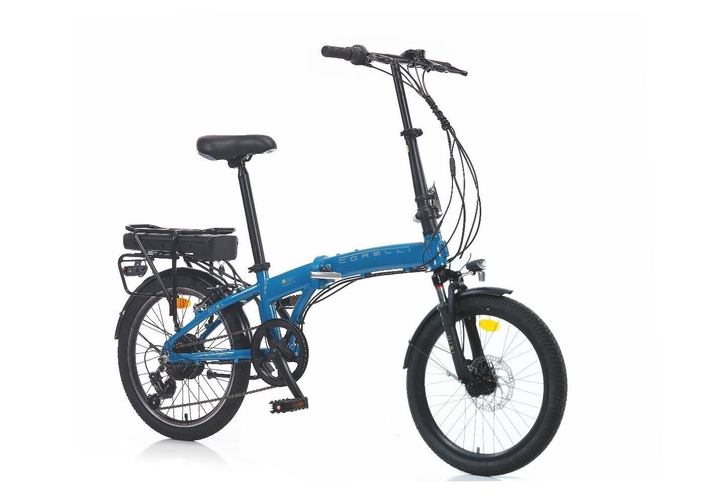 CORELLİ BROSTER ELEKTRA 20 JANT 7 SHİMANO VİTES KATLANIR ELEKTRİKLİ BİSİKLET 30-40 KM MENZİL
