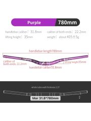 Lunje All Ride Açılı 78cm 9mm Gidon Mor Renk 31.8mm