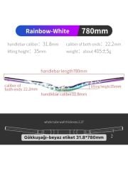 Lunje All Ride Açılı 78cm 9mm Gidon Rainbow Renk Değişen 31.8mm