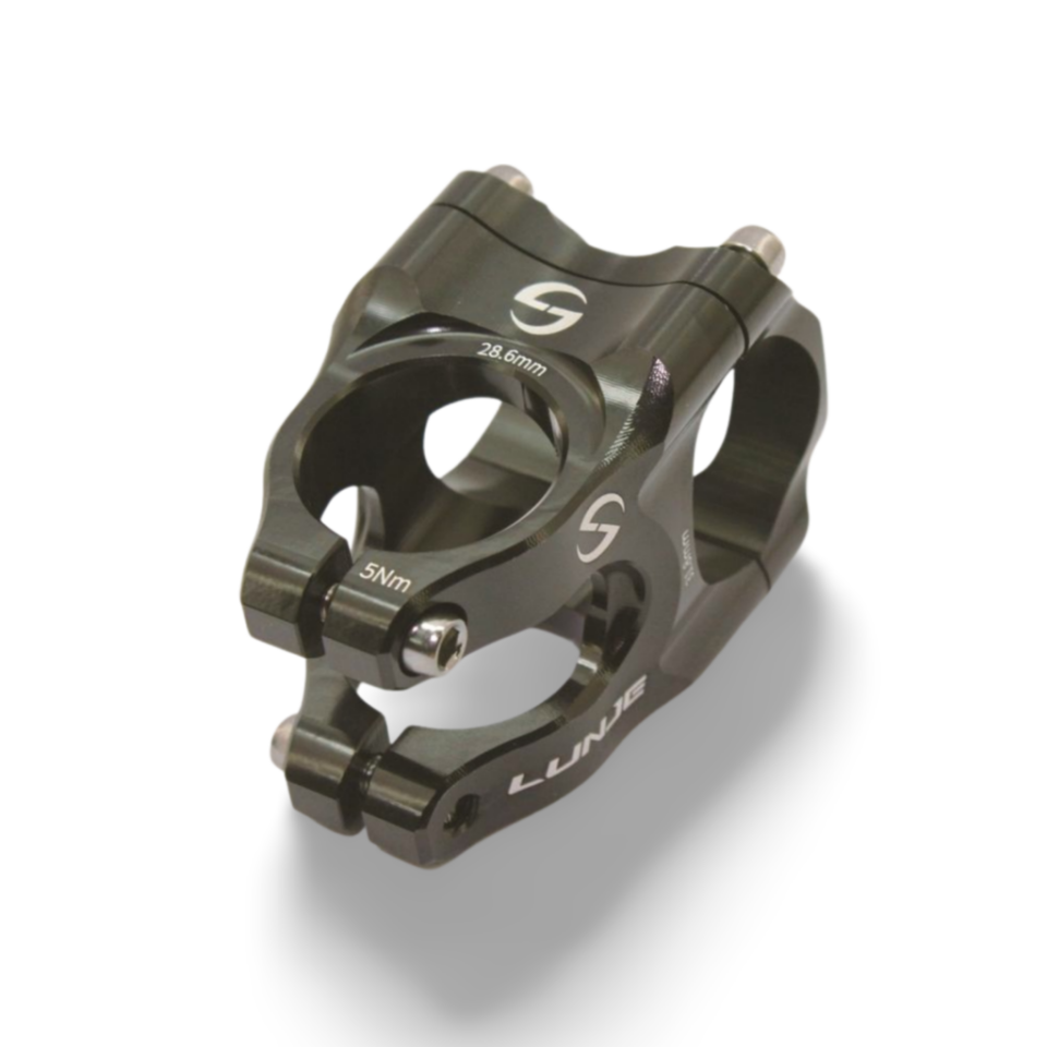 Lunje 31.8mm Alüminyum Dayanıklı Siyah Gidon Boğazı