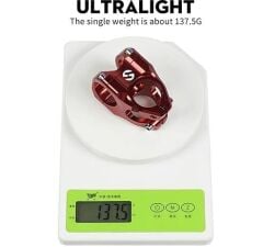 Lunje 31.8mm Alüminyum Dayanıklı Mor Gidon Boğazı