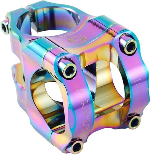 Lunje 31.8mm Alüminyum Dayanıklı Rainbow Gidon Boğazı