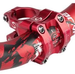 Lunje 31.8mm Alüminyum Dayanıklı Kırmızı Gidon Boğazı