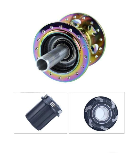 Hassans Pro 7 Yüksek Sesli Rainbow 32 Delik Vidalı Disk Uyumlu Arka Göbek