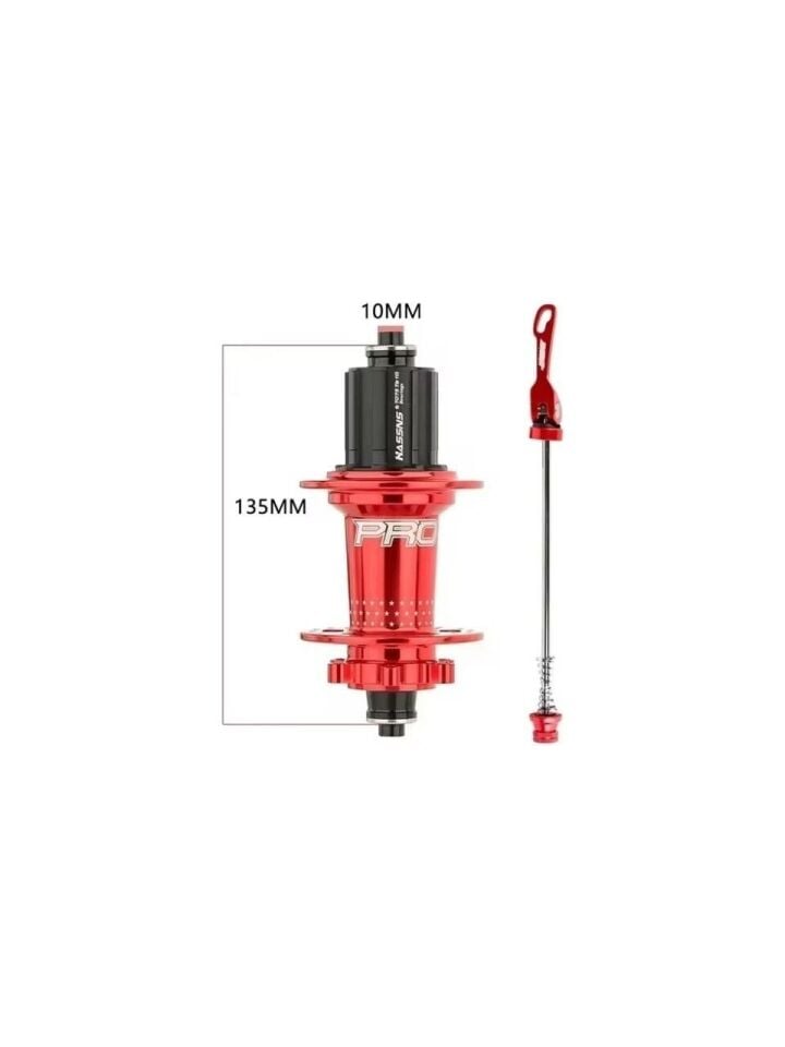 Hassans Pro 7 Yüksek Sesli Kırmızı 32 Delik Vidalı Disk Uyumlu Arka Göbek