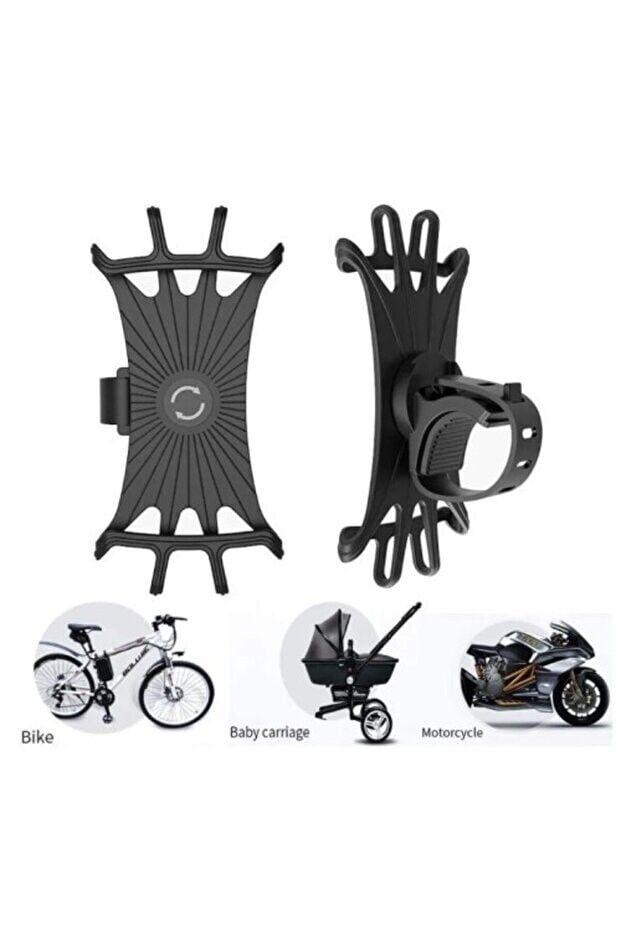 Silikon Esnek Bisiklet Telefon Tutucu