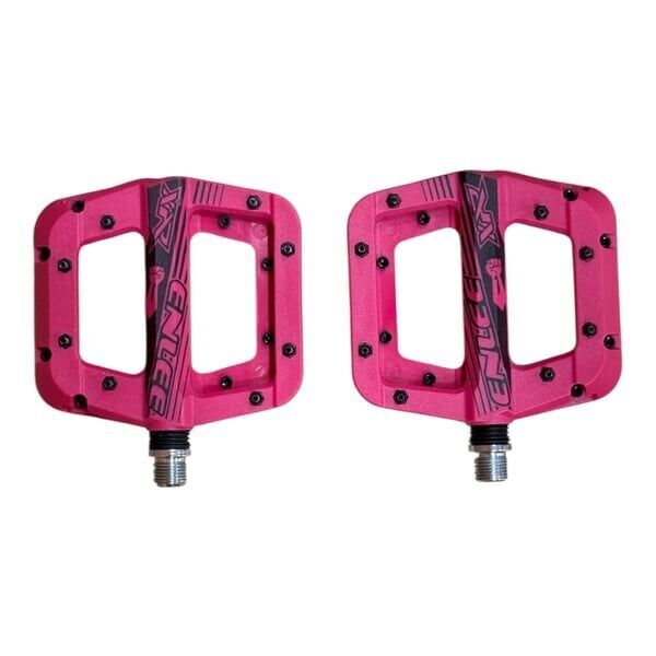 ENLEE Rulmanlı Çivili Platform Bisiklet Pedalı Pembe MTB Pedal