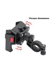 İmpact Titreşim Sönümleyici Qr Mandallı Direksiyon Montajlı Telefon Tutacağı