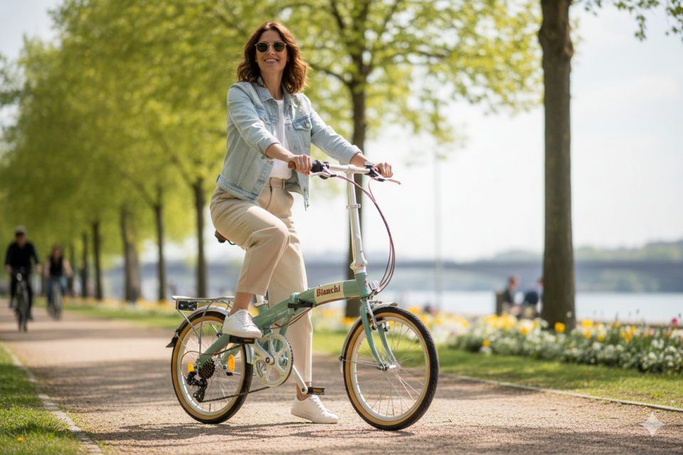 Bianchi New Vintage 7 Vites Alüminyum Kadro Katlanır Bisiklet